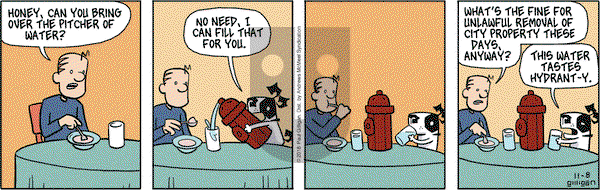 Pooch Cafe on Thursday November 8, 2018 Comic Strip