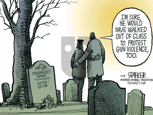 Jeff Stahler on Thursday March 15, 2018 Comic Strip