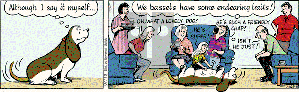 Fred Basset on Thursday July 19, 2012 Comic Strip