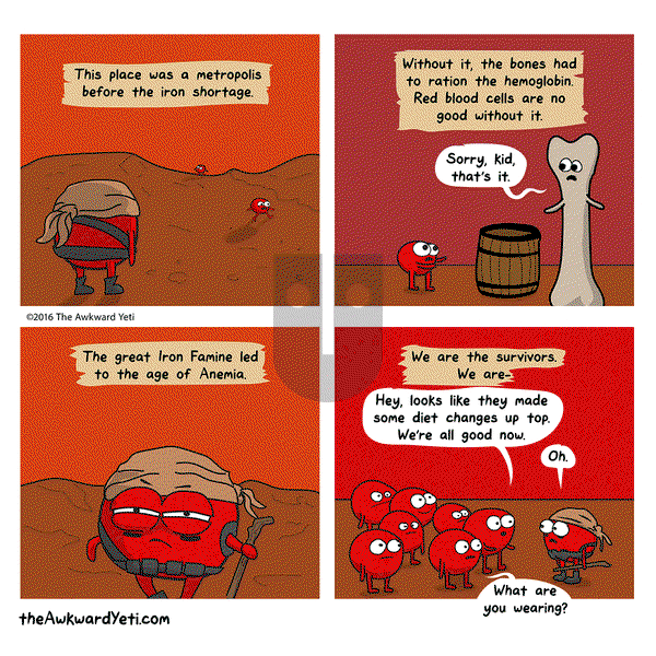 The Awkward Yeti on Friday September 30, 2016 Comic Strip