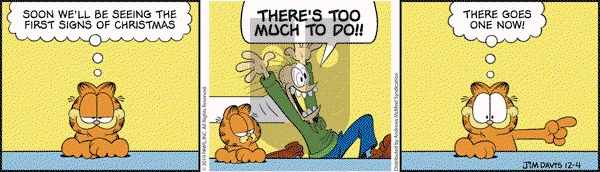 Garfield on Wednesday December 4, 2019 Comic Strip