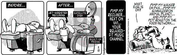 Over the Hedge on Saturday September 10, 2005 Comic Strip