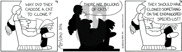 The Born Loser on Saturday March 16, 2002 Comic Strip