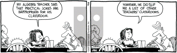 The Buckets on Thursday September 14, 2006 Comic Strip