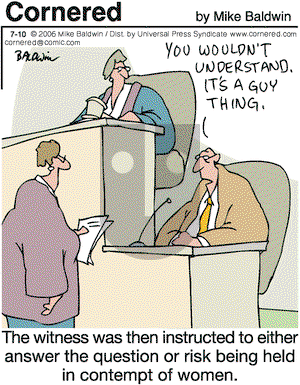 Cornered on Monday July 10, 2006 Comic Strip