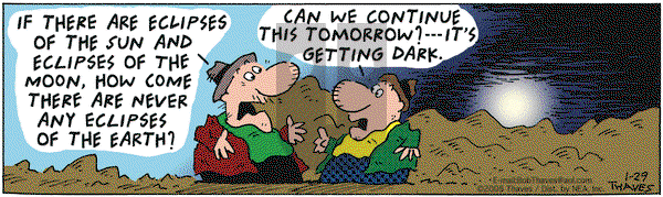 Frank and Ernest on Saturday January 29, 2005 Comic Strip