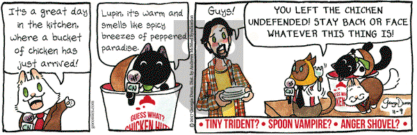 Breaking Cat News on Thursday November 9, 2017 Comic Strip