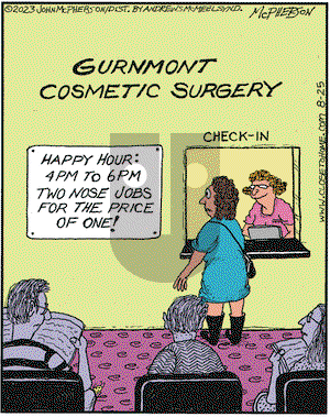 Close to Home on Friday August 25, 2023 Comic Strip