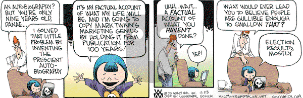 Non Sequitur on Tuesday November 23, 2010 Comic Strip