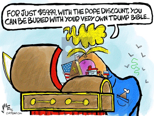 Clay Jones on Monday April 28, 2025 Comic Strip
