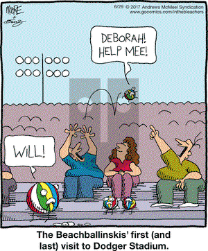 In the Bleachers on Thursday June 29, 2017 Comic Strip