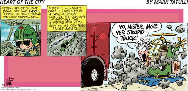 Heart of the City - Sunday September 18, 2011 Comic Strip