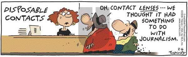 Frank and Ernest on Monday February 6, 2006 Comic Strip