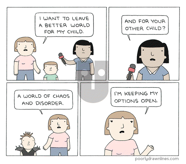 Poorly Drawn Lines on Wednesday September 14, 2016 Comic Strip