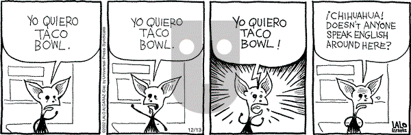 La Cucaracha on Friday December 13, 2002 Comic Strip