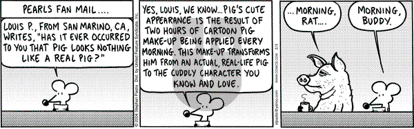 Pearls Before Swine - Tuesday February 3, 2004 Comic Strip