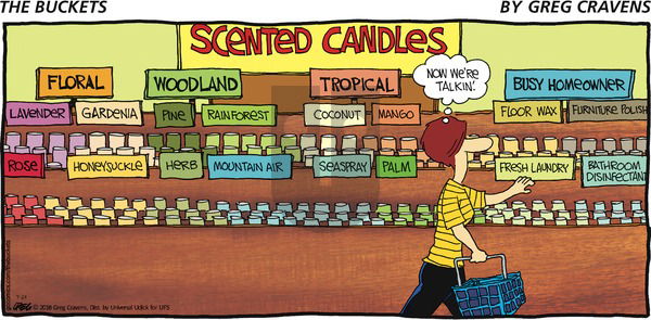 The Buckets on Sunday July 24, 2016 Comic Strip