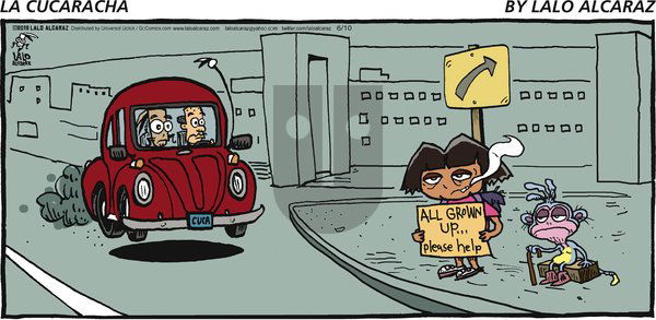 La Cucaracha on Sunday June 10, 2012 Comic Strip