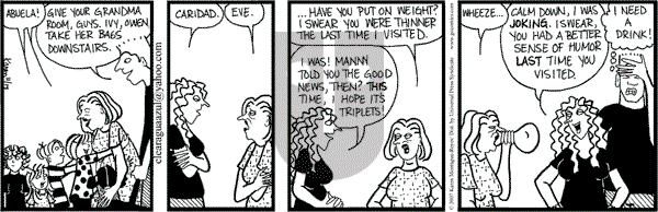 Clear Blue Water on Thursday April 3, 2008 Comic Strip