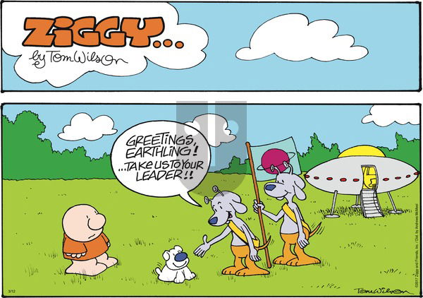 Ziggy on Sunday March 12, 2017 Comic Strip