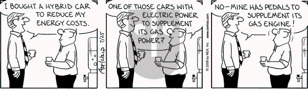 The Born Loser on Friday July 25, 2008 Comic Strip