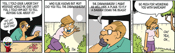Arlo and Janis on Friday July 25, 2014 Comic Strip