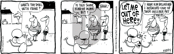 The Duplex on Friday April 14, 2000 Comic Strip