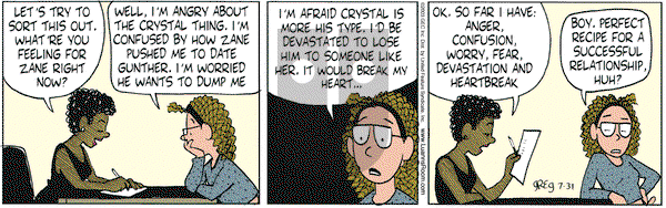 Luann on Thursday July 31, 2003 Comic Strip