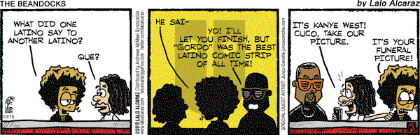 La Cucaracha on Monday October 15, 2018 Comic Strip