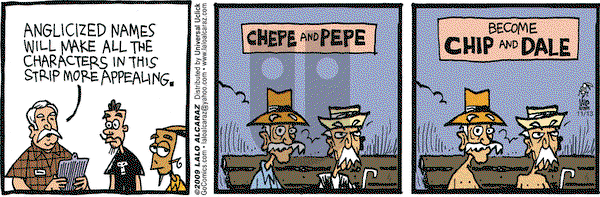 La Cucaracha on Friday November 13, 2009 Comic Strip