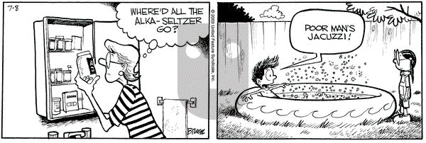 Grand Avenue on Tuesday July 8, 2003 Comic Strip