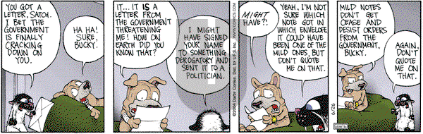Get Fuzzy on Tuesday July 27, 2004 Comic Strip