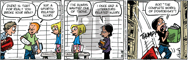 Cleats - Tuesday October 14, 2008 Comic Strip