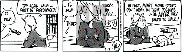 Rose is Rose on Saturday March 18, 1989 Comic Strip