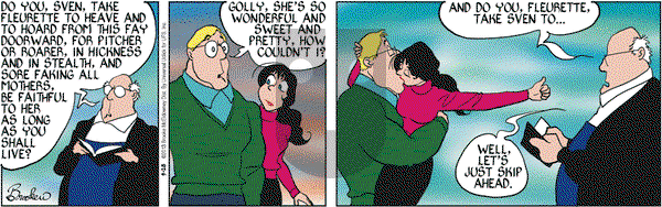 9 Chickweed Lane on Saturday September 28, 2013 Comic Strip