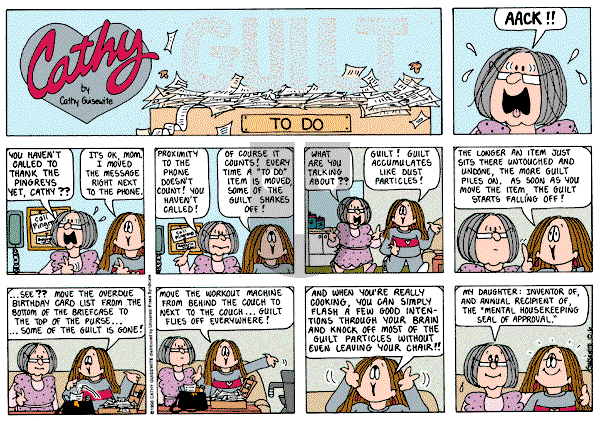 Cathy Classics - Sunday October 6, 1996 Comic Strip