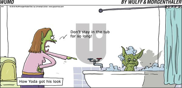 WuMo on Sunday April 3, 2016 Comic Strip