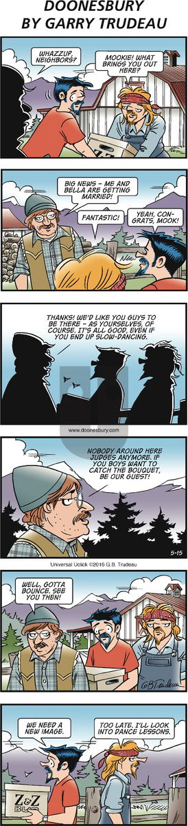Doonesbury on Sunday May 15, 2016 Comic Strip