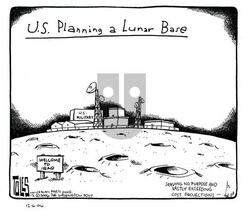Tom Toles on Wednesday December 6, 2006 Comic Strip