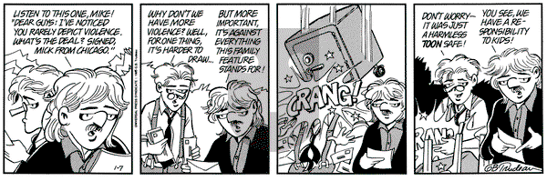 Doonesbury on Saturday January 7, 1995 Comic Strip