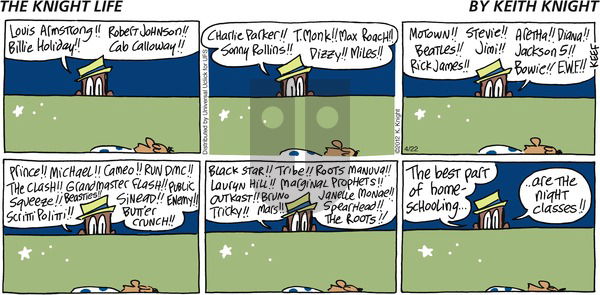 The Knight Life on Sunday April 22, 2012 Comic Strip
