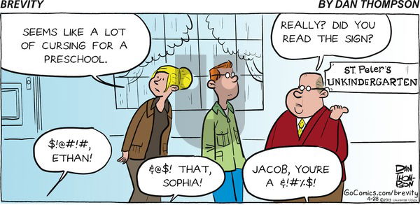 Brevity on Sunday April 28, 2013 Comic Strip