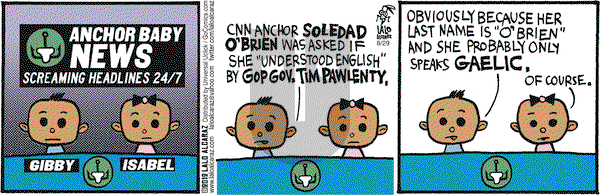La Cucaracha on Wednesday August 29, 2012 Comic Strip