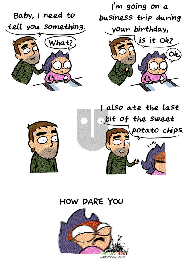 Messycow Comics on Thursday April 8, 2021 Comic Strip