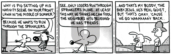 Pearls Before Swine on Monday August 5, 2002 Comic Strip