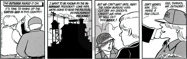 Doonesbury on Wednesday March 2, 1988 Comic Strip