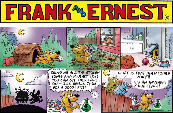 Frank and Ernest on Sunday March 10, 2013 Comic Strip
