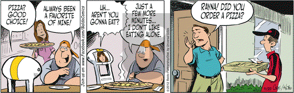 Baldo on Thursday November 29, 2012 Comic Strip