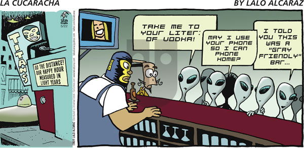 La Cucaracha on Sunday May 22, 2011 Comic Strip