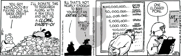 Over the Hedge on Thursday January 21, 1999 Comic Strip